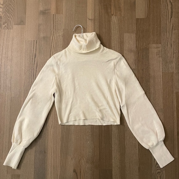 Wilfred turtleneck puff sleeve sweater (never worn) - Picture 1 of 2
